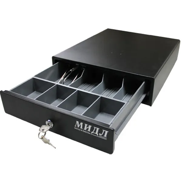 Денежный ящик Мидл 1.0/К малый черный