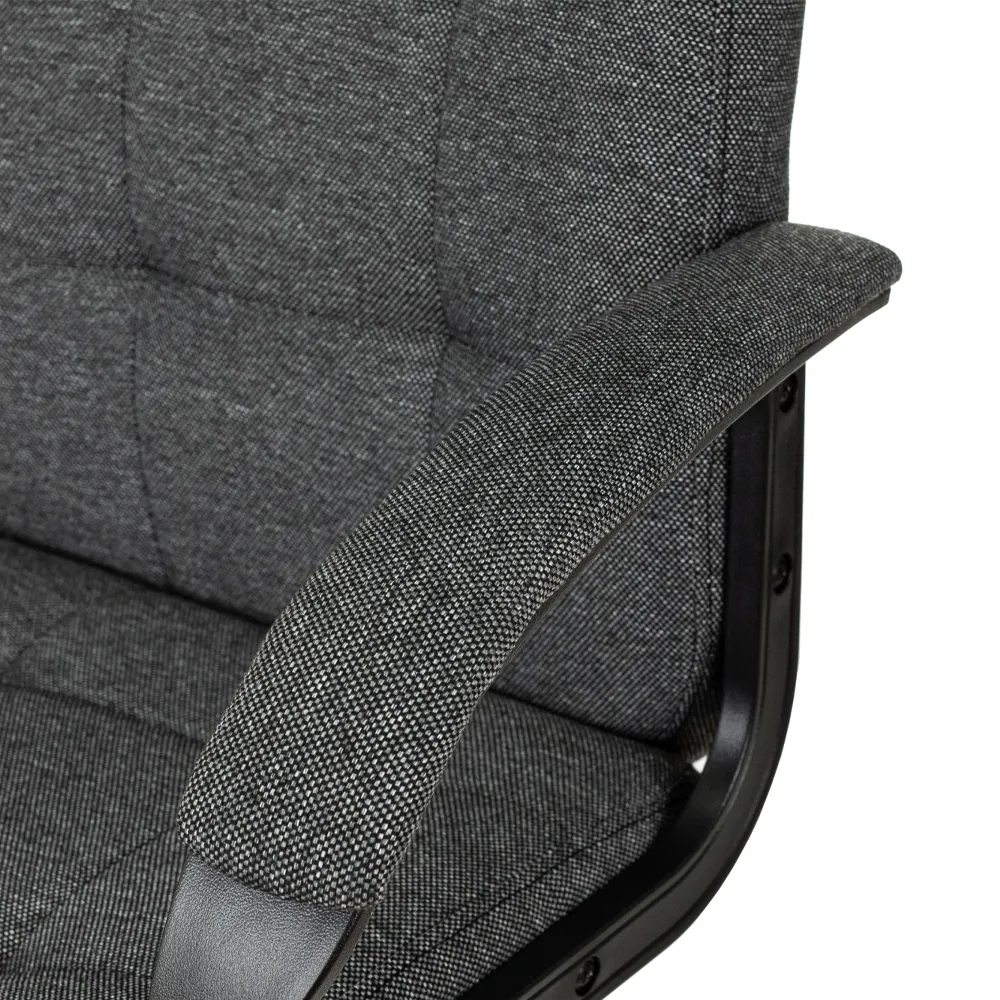 Кресло компьютерное Бюрократ CH-002 Fabric серый 3C1 крестов. пластик