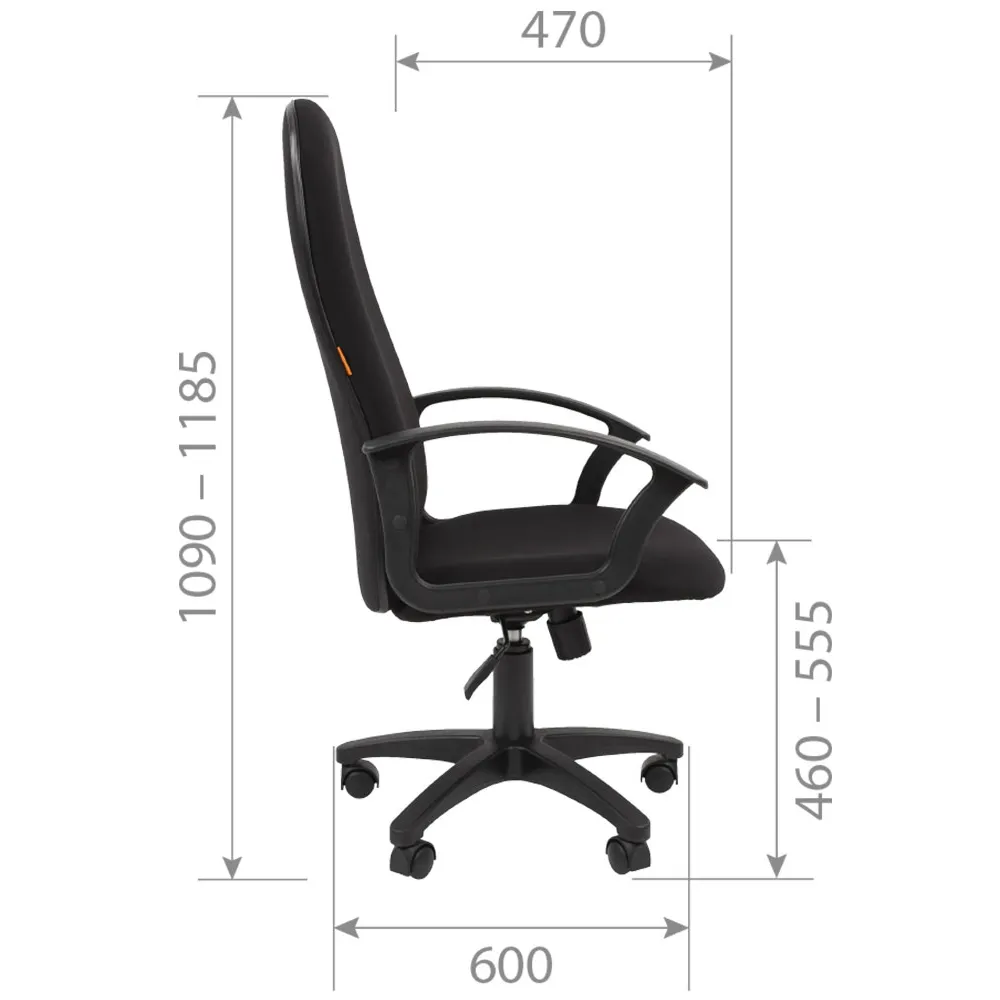 Кресло компьютерное CHAIRMAN 289 OS-01 черная ткань