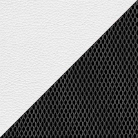 экокожа белая./ TW черн./ LUX,рез.рол